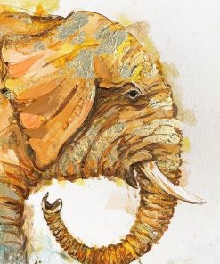 Golden Elephant paint by numbers