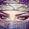 Oriental Eyes People Paint By Numbers