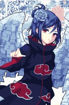 Konan Akatsuki paint by numbers