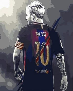 Lionel Andrés Messi paint by numbers