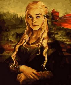 Mona Lisa Daenerys paint by numbers