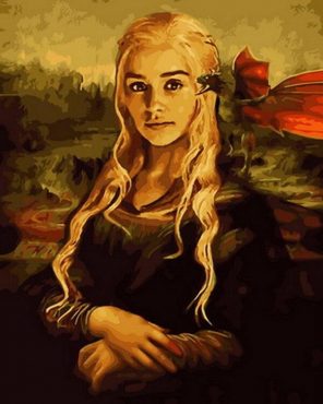 Mona Lisa Daenerys paint by numbers