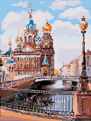 Moscow paint by numbers