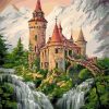 Mount Waterfall Castle paint by numbers