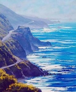 Ocean Road paint by numbers