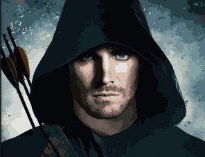 Oliver Queen paint by numbers