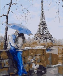 Paris Couple paint by numbers