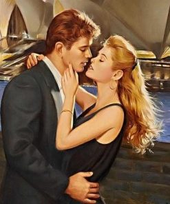 Beautiful Romance Couple Romance and Love Paint By Numbers