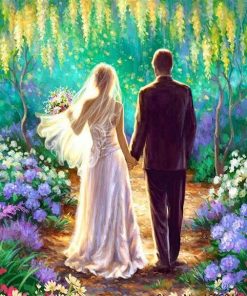 Wedding at Heaven Romance and Love Paint By Numbers