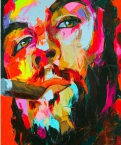 Che Guevara Abstract People Paint By Numbers