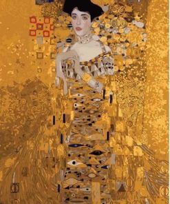 Portrait of Mrs Adele Bloch Gustav Klimt paint by numbers