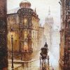 Abstract Vintage City - DIY Paint By Numbers - Numeral Paint