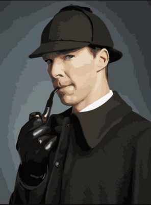 Sherlock Holmes paint by numbers