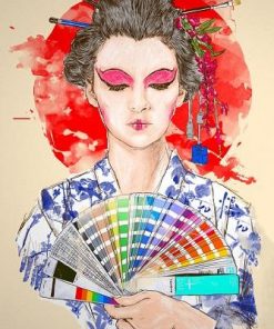 Women Play With Colors People Paint By Numbers