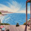 Sunny Sea View Seascape Paint By Numbers