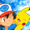 Happy Ash Ketchum And Pikachu NEW Paint By Numbers