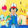 Pokemon Ash Ketchum And Pikachu NEW Paint By Numbers
