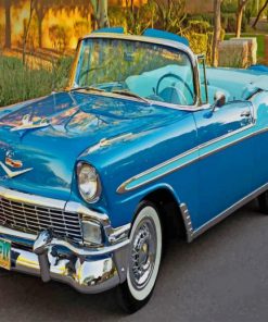 Classic Blue Car paint by numbers