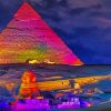 Colored Pyramids paint by number