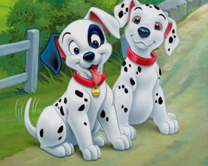 Disney Dogs paint by numbers