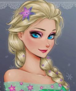 Frozen Anime paint by numbers