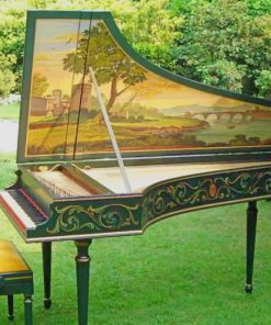 Vintage Piano paint by number