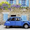 Blue Vintage Citroen paint by numbers