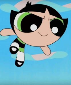 Buttercup Powerpuff Girls paint by numbers