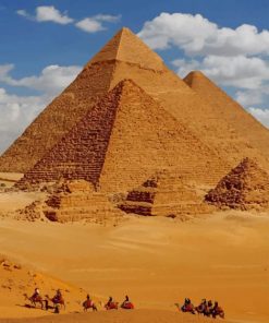 Egypt Pyramids paint by numbers