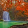 Erawan National Park Thailand paint by numbers