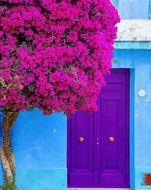 Purple Door paint by numbers