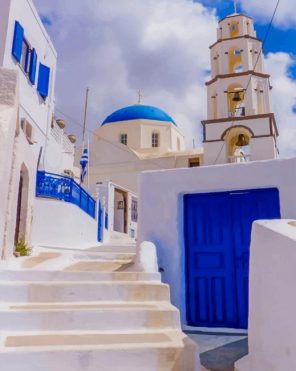 Pygos Santorini paint by numbers