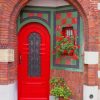 Red Door paint by numbers