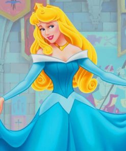 Sleeping Beauty Princess paint by number