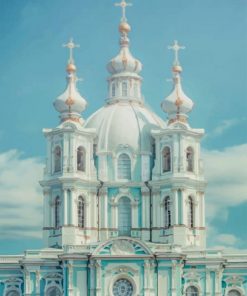 Smolny Convent Russia paint by numbers