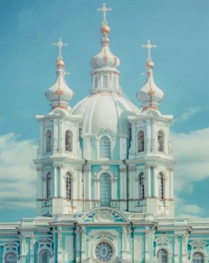 Smolny Convent Russia paint by numbers