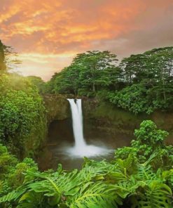 Wailuku River State Park paint by number