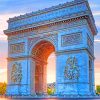 Arc de Triomphe France Paint by numbers