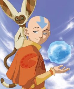 Avatar The Last Air Bender Aang paint by numbers