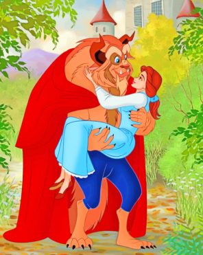 Beauty And The Beast Love paint by numbers