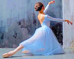 Classic Ballerina paint by numbers