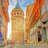 Galata Tower paint by numbers