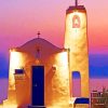 Greece Santorini Church paint by numbers