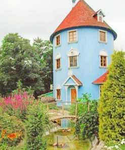 Moomin World Naantali Finland Paint by numbers