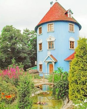 Moomin World Naantali Finland Paint by numbers