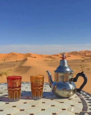 Moroccan Tea Essentials Paint by numbers