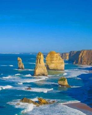 Port Campbell National Park Seascape paint by numbers