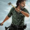 Rick Grimes The Walking Dead paint by numbers