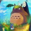 Totoro And No Face paint by numbers Paint by numbers paint by numbers