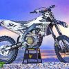 Yamaha Dirt Bike paint by numbers